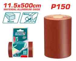 TAC15065 - "ТОТАL" Шлифовальная наждачная бумага 11.5x500см, P150 (рулон)