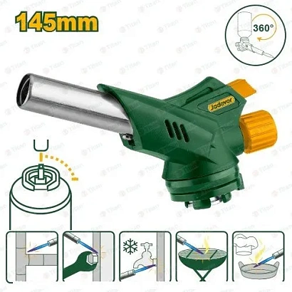 JDFG1604, Jadever, Горелка для баллона 1300°C, 80 г/ч