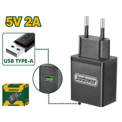 JDFCT552, Jadever, Зарядное устройство 5В, 2А, usb type-A
