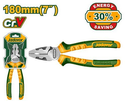 JDPL1717, Jadever, Плоскогубцы комбинированные с высоким рычагом 180mm