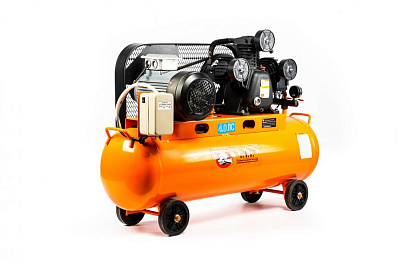 51008 - PRO - "P.I.T." Ременный компрессор 100 L  3,8 kW