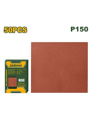 JDSM2505, Jadever, Наждачная бумага 230x280 мм 50 шт./комплект Зернистость: P150