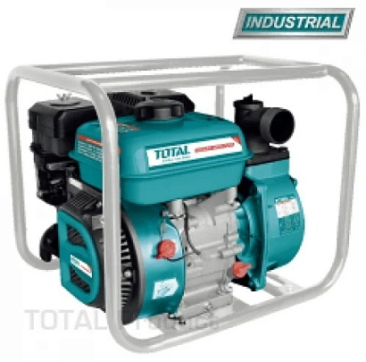 TP3202 - "ТОТАL" Бензиновый водяной насос INDUSTRIAL  550л/мин, макс подъемник: 28м.