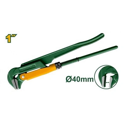 JDPW2101, Jadever, Газовый ключ угловой 90°, 40мм
