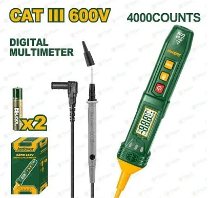 JDDM3501, Jadever, Цифровой мультиметр, 4000 отсчетов, Автоматический тест диодов.