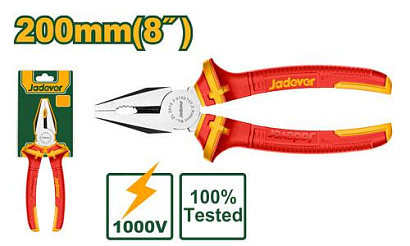 JDPL1938, Jadever, Диэлектрические комбинированные плоскогубцы 200мм, 1000В
