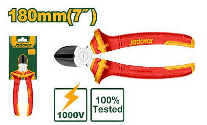 JDPL3937, Jadever, Диэлектрические комбинированные бокорезы 180мм, 1000В