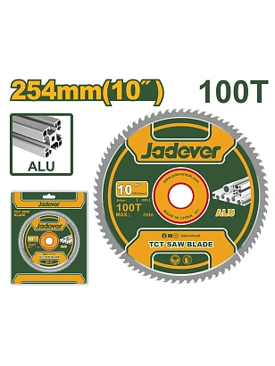 JDTC2K03, Jadever, Диск пильный по алюминию 100Т, 255мм.