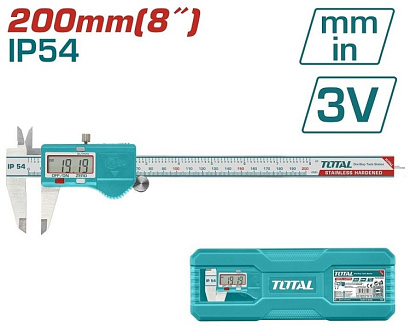 TMT321506 - "ТОТАL" Штангенциркуль электронный 0-150мм, точность 0.01мм.