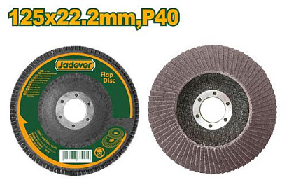 JDYL2301, Jadever, Лепестковый диск 125mm, P40