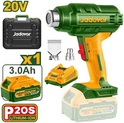 JDKH1B01, Jadever, Фен аккумуляторный 20В, Х1