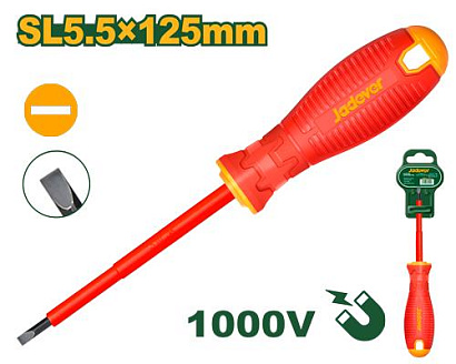 JDSD7255, Jadever, Отвёртка плоская диэлектрическая SL5.5x125mm