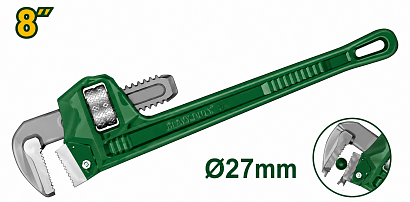 JDPW1108, Jadever,  Ключ трубный, самозажимной 27мм